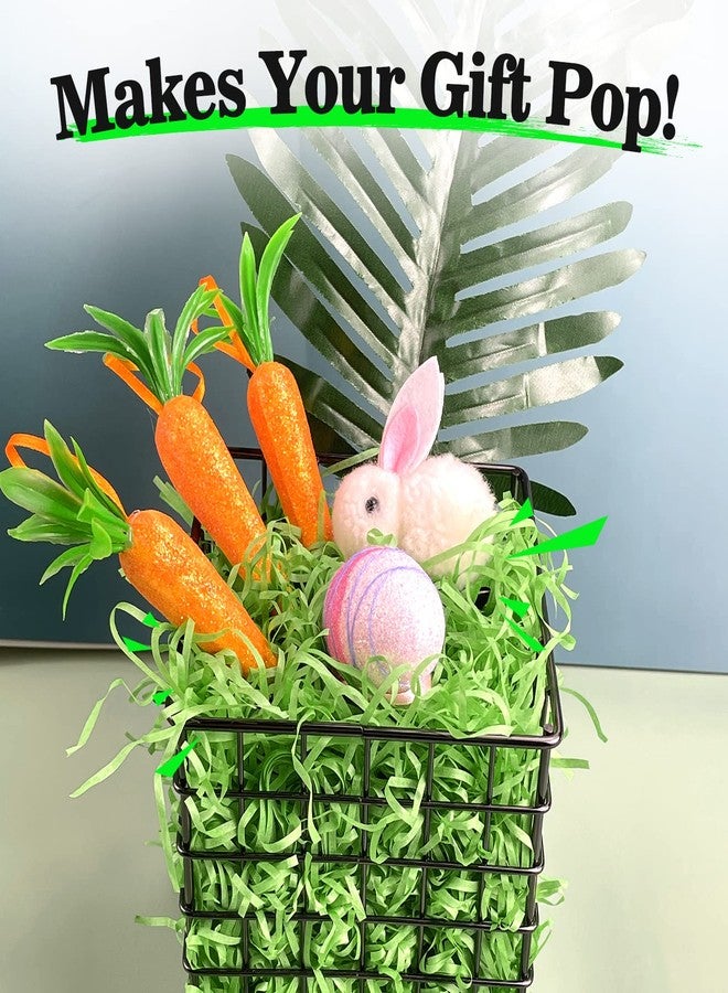 Cleacloud 1/2 LB Easter Grass Basket Filler Recyclable Paper Shred for Easter Basket Filler Creative Eggs Decor Gift Wrap Crinkle & Filler Paper - Image 3